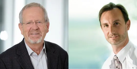 Wolfgang Schlegel (links) und Jürgen Debus